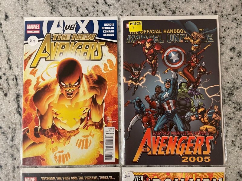 4 Marvel Comics Iron Man 191 Iron Age Alpha 1 Avengers 2005 New Av 25 NM 55 J801 