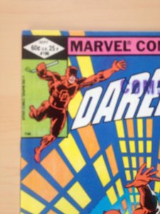 Daredevil #186 (1982) Marvel Comics Frank Miller NM Stamped on cover 