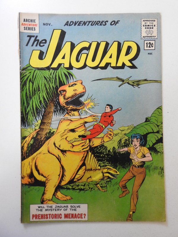 Adventures of the Jaguar #10 (1962) GD Condition! 2 in spine split