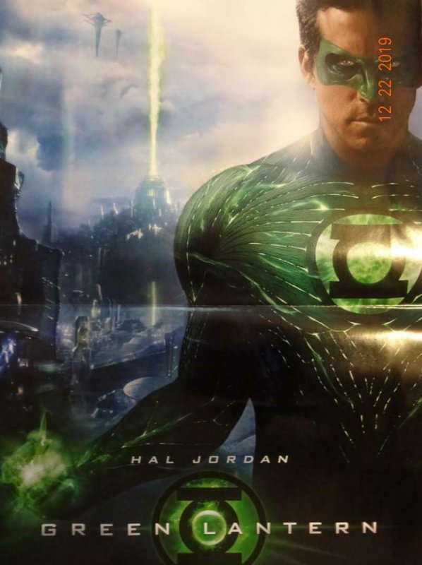 GREEN LANTERN HAL JORDAN Promo Poster, 11.5 x 17, 2017, DC Unused 393