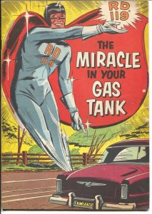 Miracle In Your Gas Tank 1954-Sinclair Oil-gas pump & gas station imagery-VG/FN