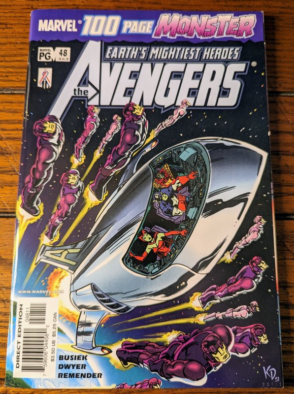 Avengers #48 (2002) VF+ 8.5 100 Page Issue!