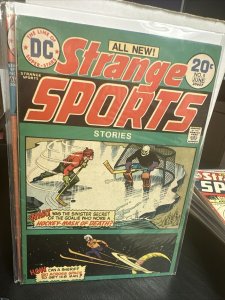 Strange Sports Stories #5, 1974, STUNNING NICK CARDY HOCKEY HORROR A4