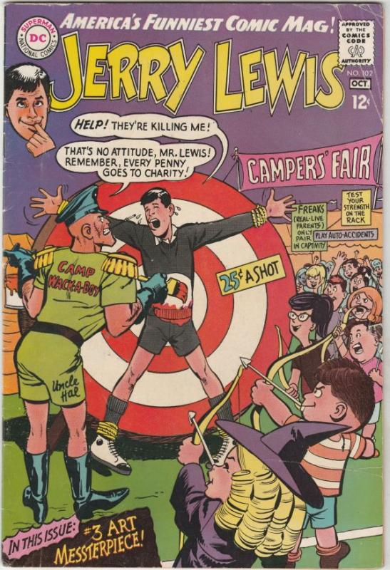 Jerry Lewis, the Adventures of #102 (Oct-67) VG+ Affordable-Grade Jerry Lewis