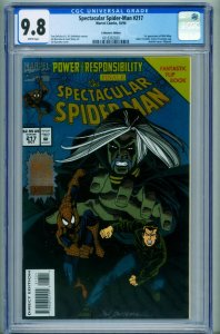 SPECTACULAR SPIDER-MAN #217 CGC 9.8-MARVEL-comic book 4318362020