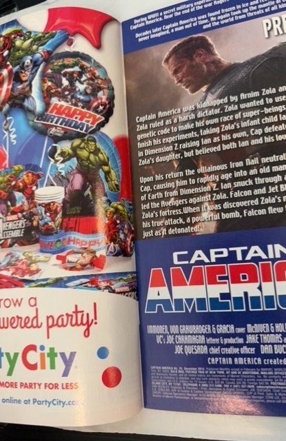 Captain America #25 (2014) Wilson becomes capt America