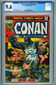 CONAN THE BARBARIAN #36 CGC 9.6 1974-comic book Marvel-4048257007