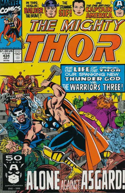 Thor #434 VF; Marvel | save on shipping - details inside