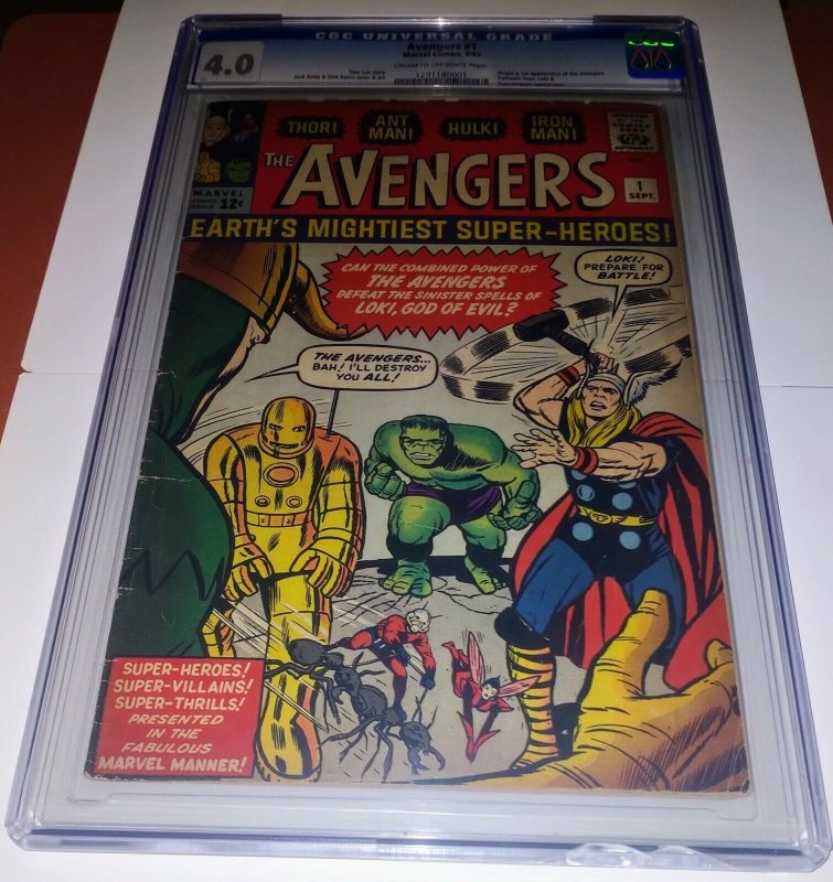 Avengers #1  CGC 4.0