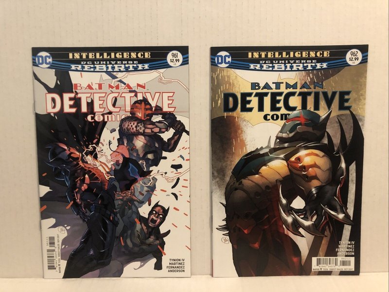 Detective Comics #958 -962 Intelligence Story Arc Lot Of 5