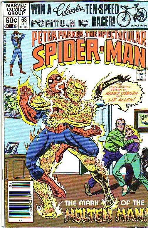 Spider-Man, Peter Parker Spectacular #63 (Feb-83) FN/VF Mid-High-Grade Spider...