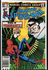 The Amazing Spider-Man #240 Newsstand Edition (1983) Spider-Man