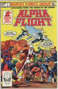 Alpha Flight #1 (1983) - 7.0 FN/VF *1st App Puck/Marina/Omega Flight* 