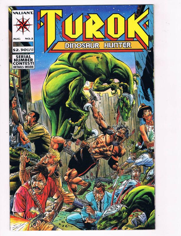 Turok Dinosaur Hunter #2 NM Valiant Comics Comic Book Aug 1993 DE28