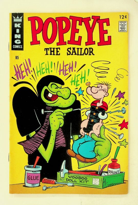 Popeye The Sailor #85 King Comics Silver Age 1967 12c Voodoo