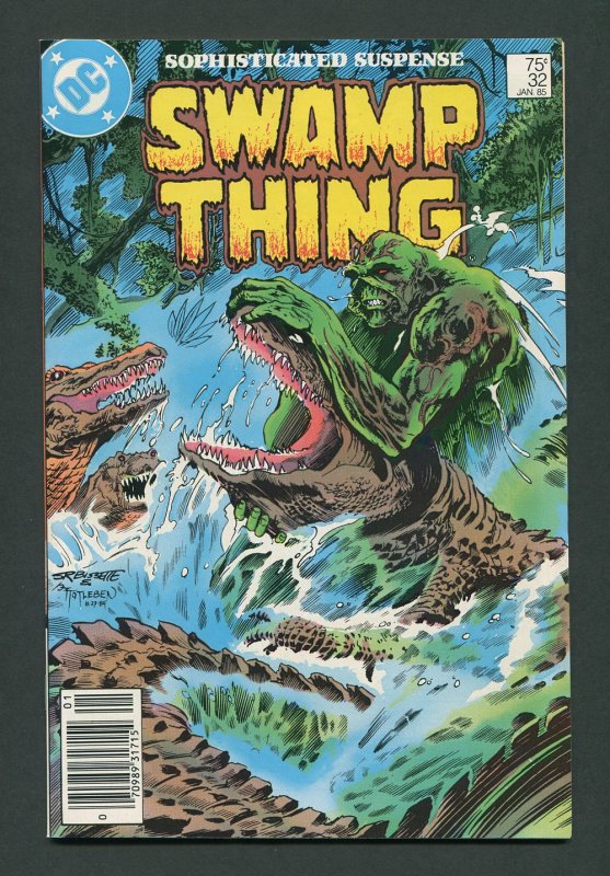 Swamp Thing #32  (2nd Series)  6.5 FN+ Newsstand January 1985