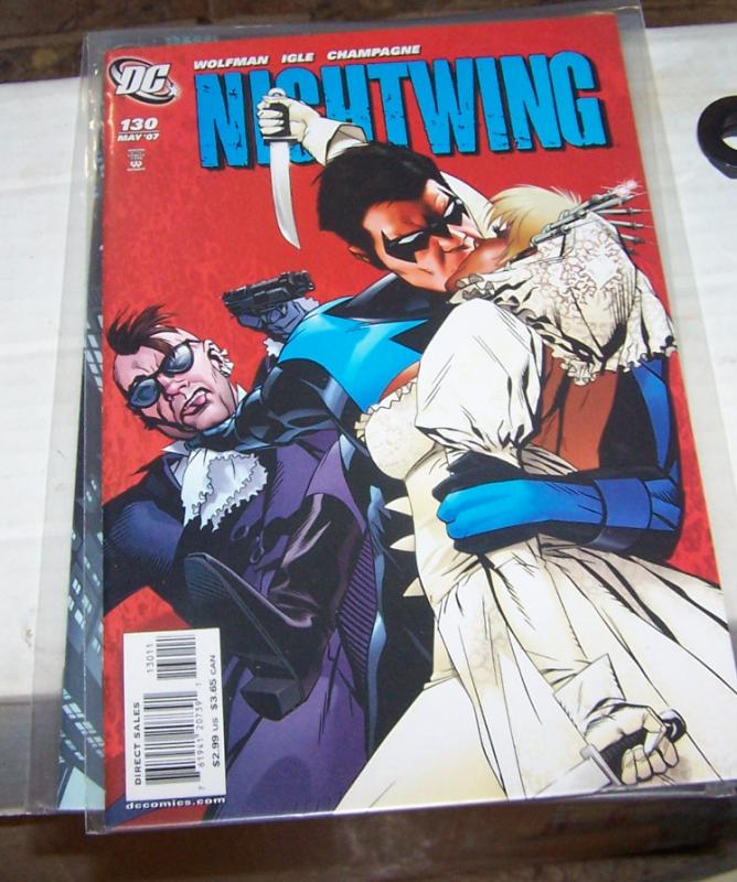  NIGHTWING  # 130  2007 DC COMICS  +dick grayson bride and groom  