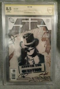 52 #48 CBCS 8.5 Greg Rucka Signed 1st Question Renee Montoya