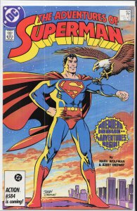 Adventures of Superman #424 Direct Edition (1987) Superman [Key Issue]