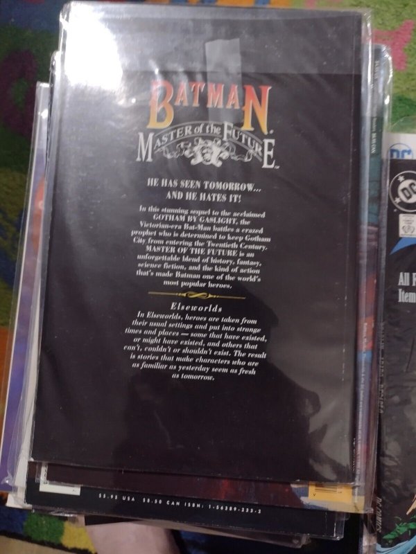 BATMAN  MASTER OF THE FUTURE  ELSEWORLD GRAPHIC NOVEL 1998 DC COMICS GASLIGHT