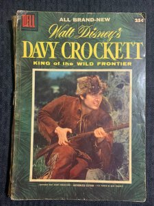 1955 Walt Disney's DAVY CROCKETT King of the Wild Frontier #1 P/G 1.5 Dell Comic