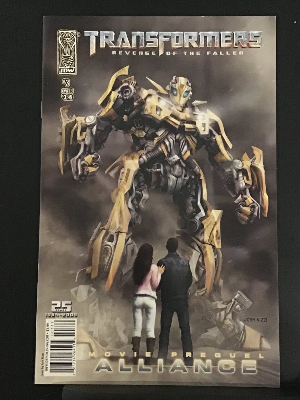 Transformers: Revenge of the Fallen Movie Prequel: Alliance #3 (2009) cvr B