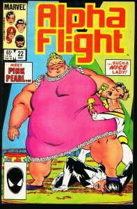 Alpha Flight--#22--1985--COMIC BOOK--Marvel--NM
