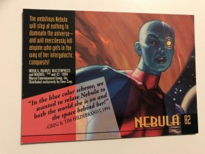 Nebula #82 card : 1994 Marvel Masterpieces, NM; Hilderbrandt art