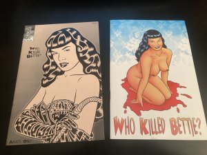 Scarce! WHO KILLED BETTIE? Ltd Ed—Signed/#'d + HTF Nude Var! XXX—BONDAGE