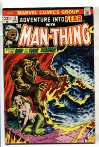 Fear #15 1973 Man-Thing -marvel comic book-