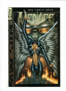Menace #1 VF- 8.5 Awesome Comics 1998 Jada Pinkett Smith 