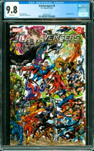 JLA/Avengers #3 CGC graded 9.8 Wraparound cover.