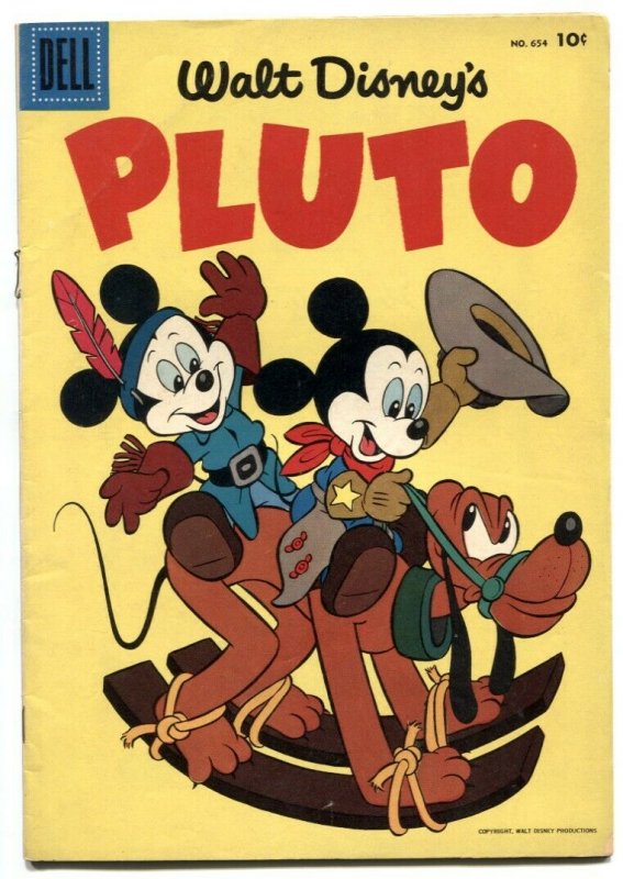 Walt Disney's Pluto -Four Color Comics #654 1955- VG