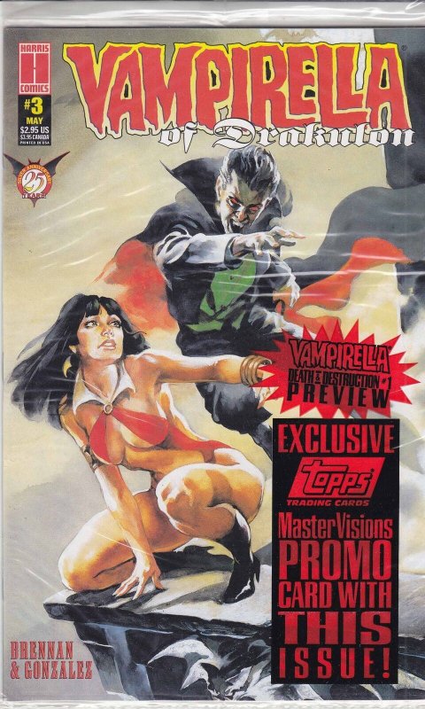 Vampirella of Drakulon #3 (in bag) VF/NM; Harris | we combine shipping 