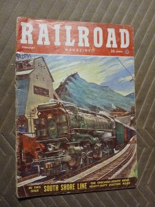 Railroad Magazine 2nd Series Feb 1953 Vol. 60 #1 Popular Publications Golden Age