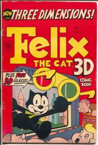 Felix The Cat 3-D #1 1953-Toby-1st issue-no glasses-outstanding 3-D art-VG
