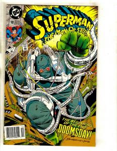 9 Comics Superman Man Of Steel 18 19 22 23 74 75 Adventures 497 Action 684 + FM8