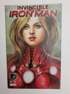Invincible Iron Man #1 Phantom Exclusive Siya Oum Color Variant (2015)