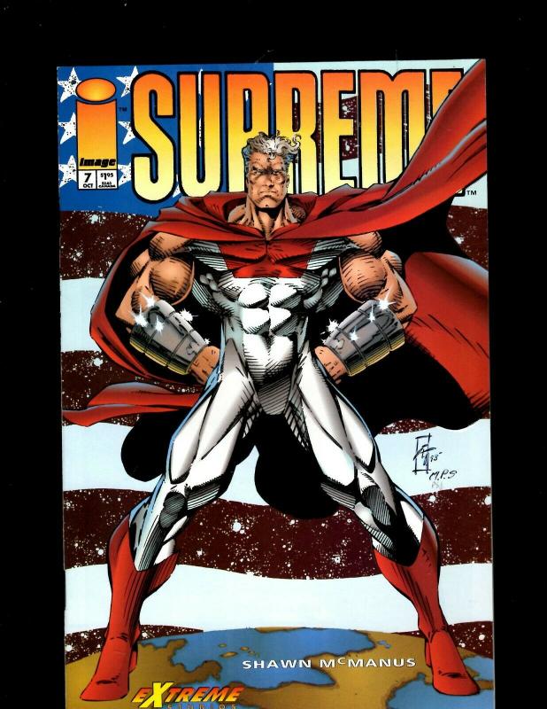 12 Comics Street Fighter #5, Striker #1, Superpatriot #1-3, Supreme #1-7 JF21 