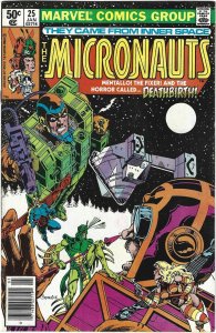 Micronauts #25 Newsstand Edition (1981)