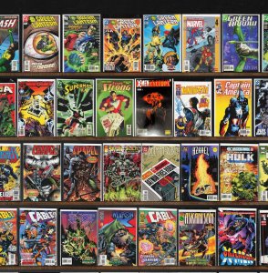 Huge Lot 150+ Comics with X-Man, Green Lantern, Hardcase, The Flash & More!