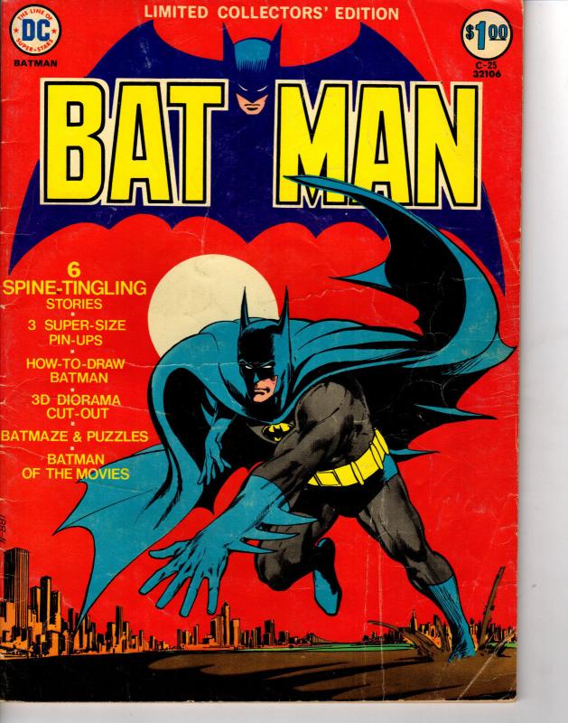 Batman (DC Comics Treasury 1974) C-25 Vintage Bob Kane, Infantino, Neal Adams 