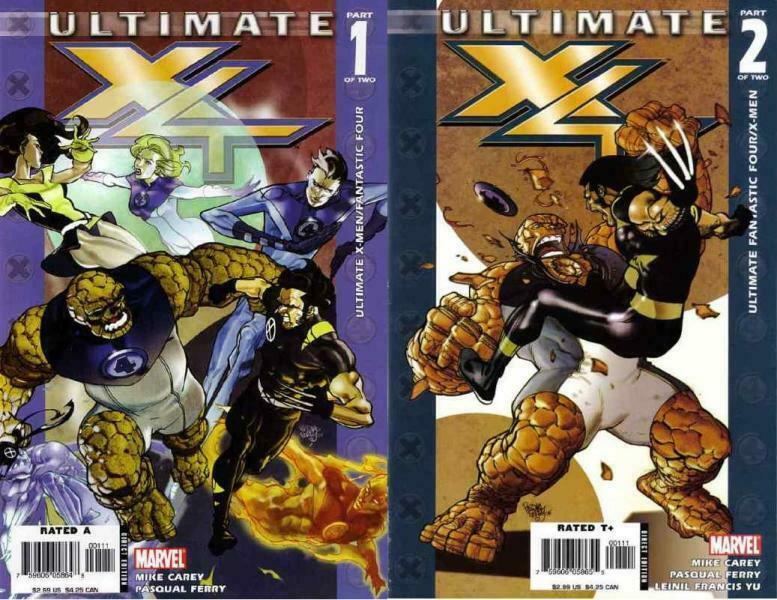 ULTIMATE X4 (2006) 1-2  Complete 2-Part Story!