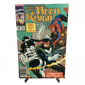 Marc Spector Moon Knight #20 Punisher & Spider-Man Appearances Newstand 1990