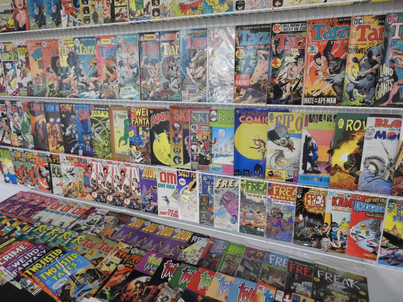 Huge Lot 170+ Comics W/ Tarzan, Twisted Tales, Amazing Adventures +More Avg FN