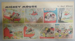 (46/52) Mickey Mouse Sunday Pages by Walt Disney from 1961 Third Page Size