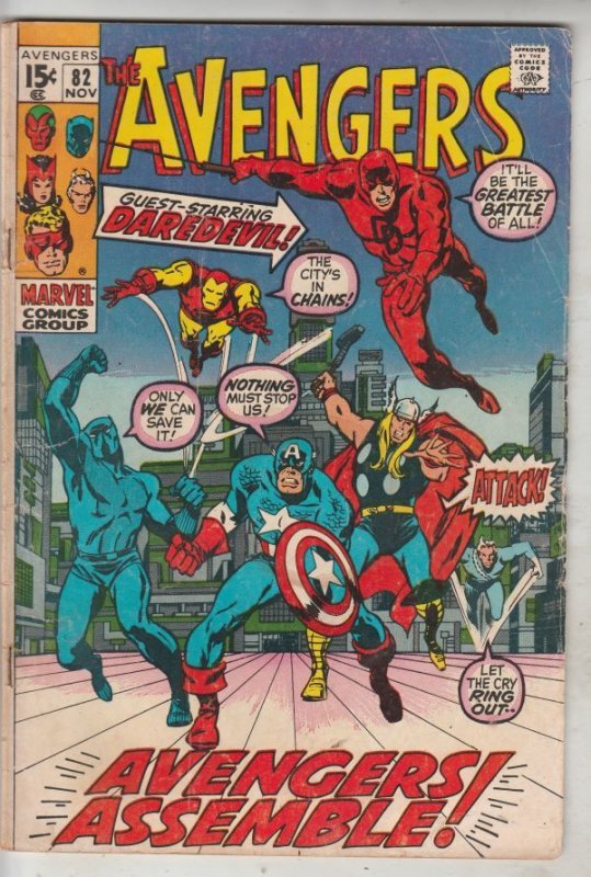 Avengers, The #82 (Jun-63) FN Mid-Grade Avengers