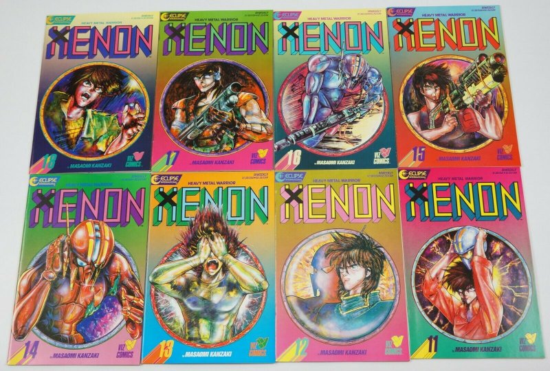 Xenon #1-23 VF/NM complete series - eclipse comics/viz manga heavy metal warrior