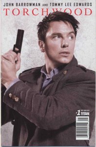 Torchwood Comic #1B VF ; Titan | John Barrowman Photo Cover