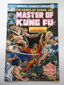 Master of Kung Fu #20 (1974) FN/VF Condition
